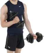 Mini barre musculation avec fermoirs / AXION - Image 4