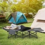 Lit de Camping Pliable avec Cadre en Acier - HY25570 - Image 5