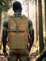 Sac Militaires, Sac à dos de randonnée camouflage HY-25077 - Image 2