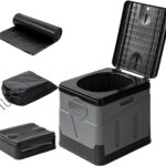 Toilettes Portables de Camping avec sac de Transport - HY25585