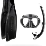 Cressi Pro Star Mask Snorkel & Set - Black