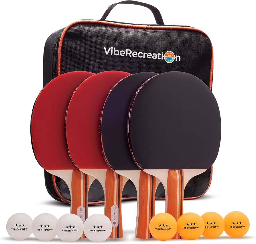 71m6j5TxI7S._AC_UF894,1000_QL80_ Raquettes de ping-pong VibeRecreation - Image 1